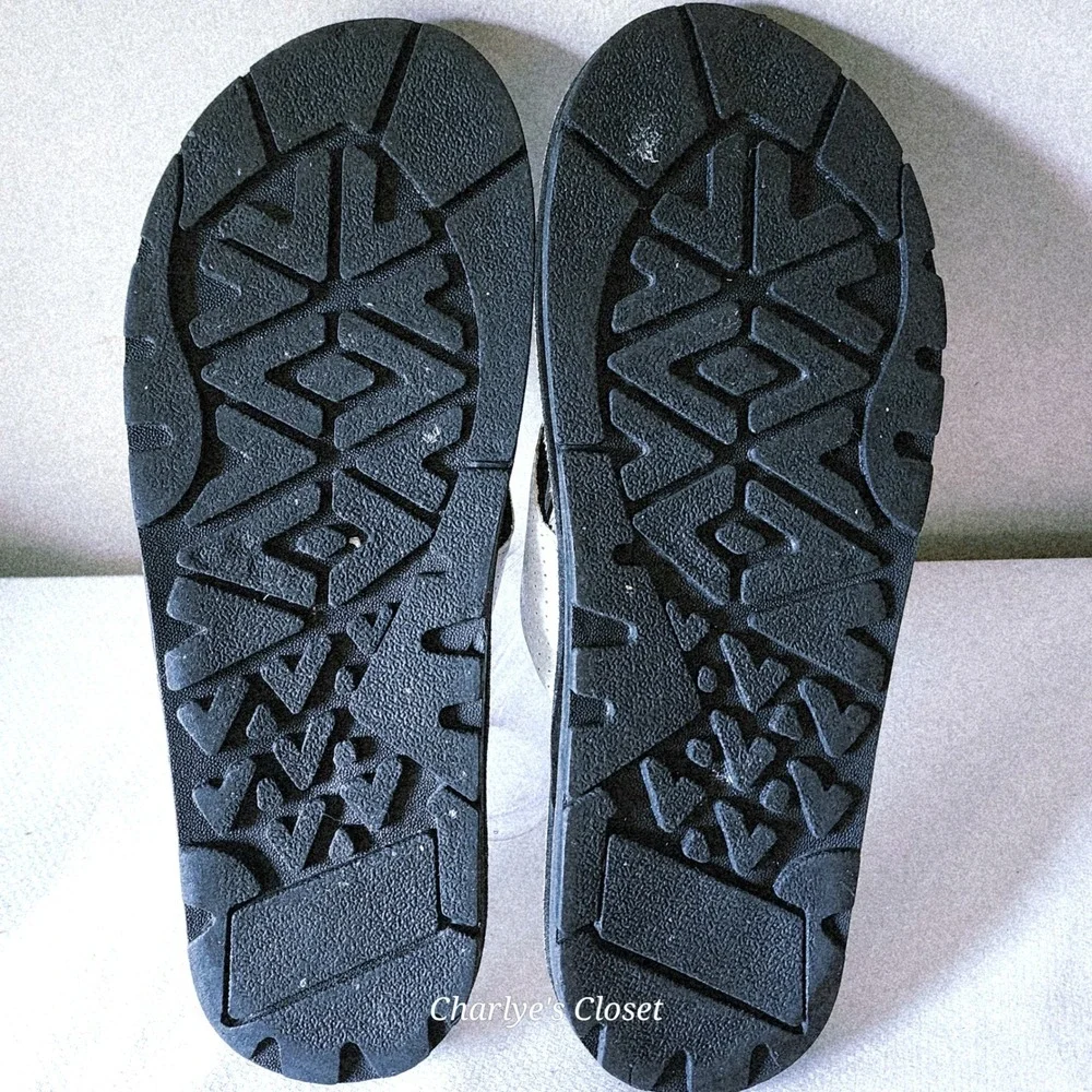 Geoffrey Beene Flip Flop Sandals Mens XL 12-13 White Vegan Beach Casual Lounge